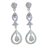 Dewi White Stud Earrings for Chic Everyday Wear